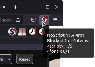 FAQ - NoScript: block scripts and own your browser!